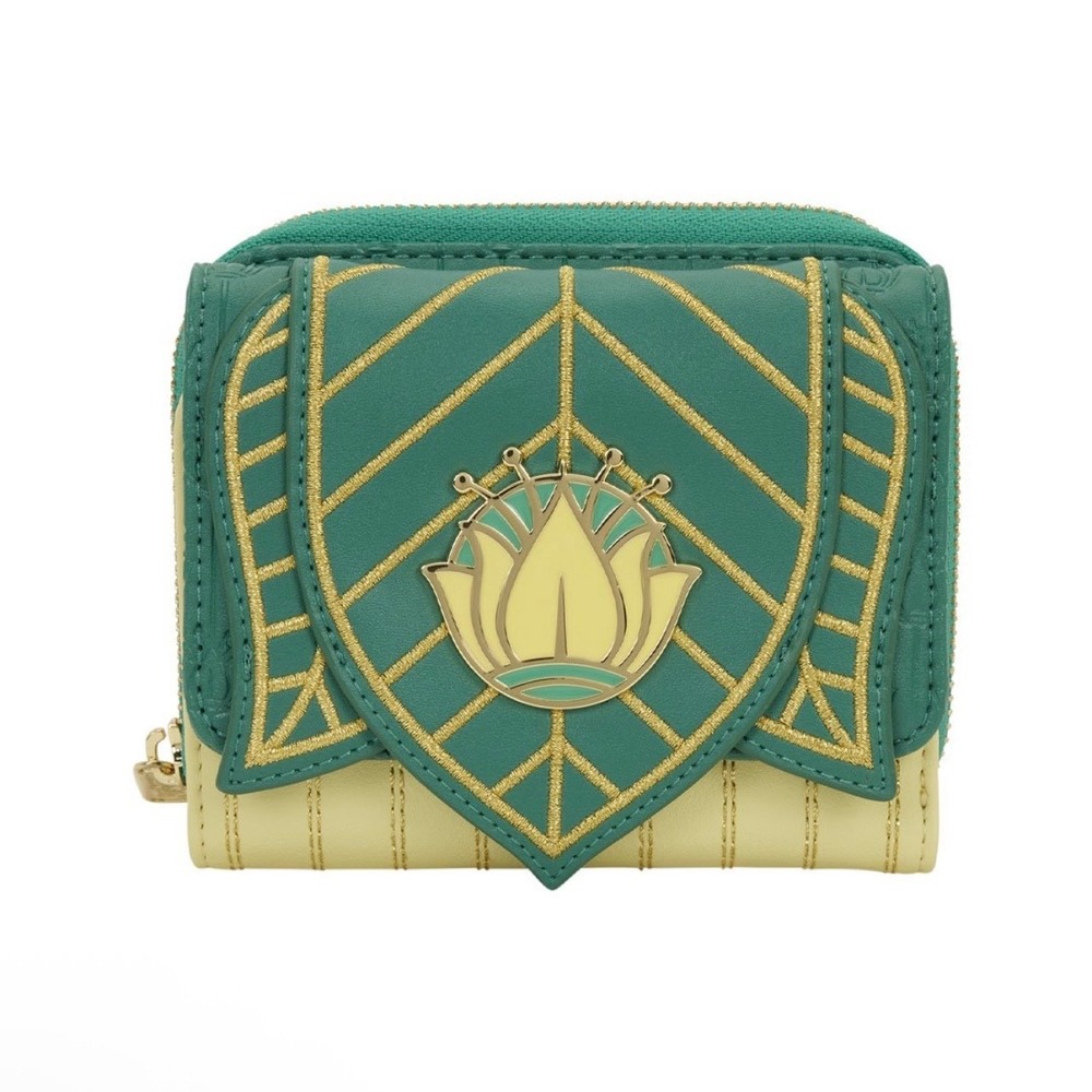 Loungefly Disney Princess and The Frog Tiana Cosplay Trifold Wallet NWT